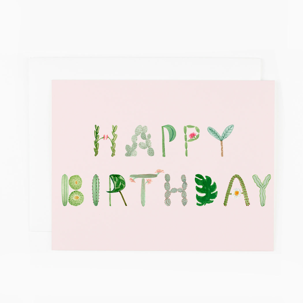 Cactus and Succulent Letters