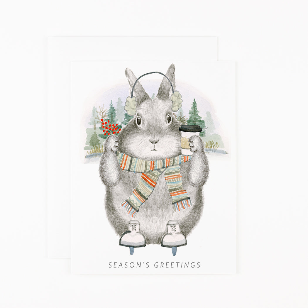 Ice Skating Bunny