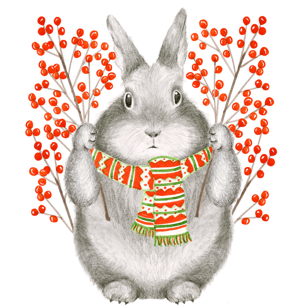 Winterberry Bunny