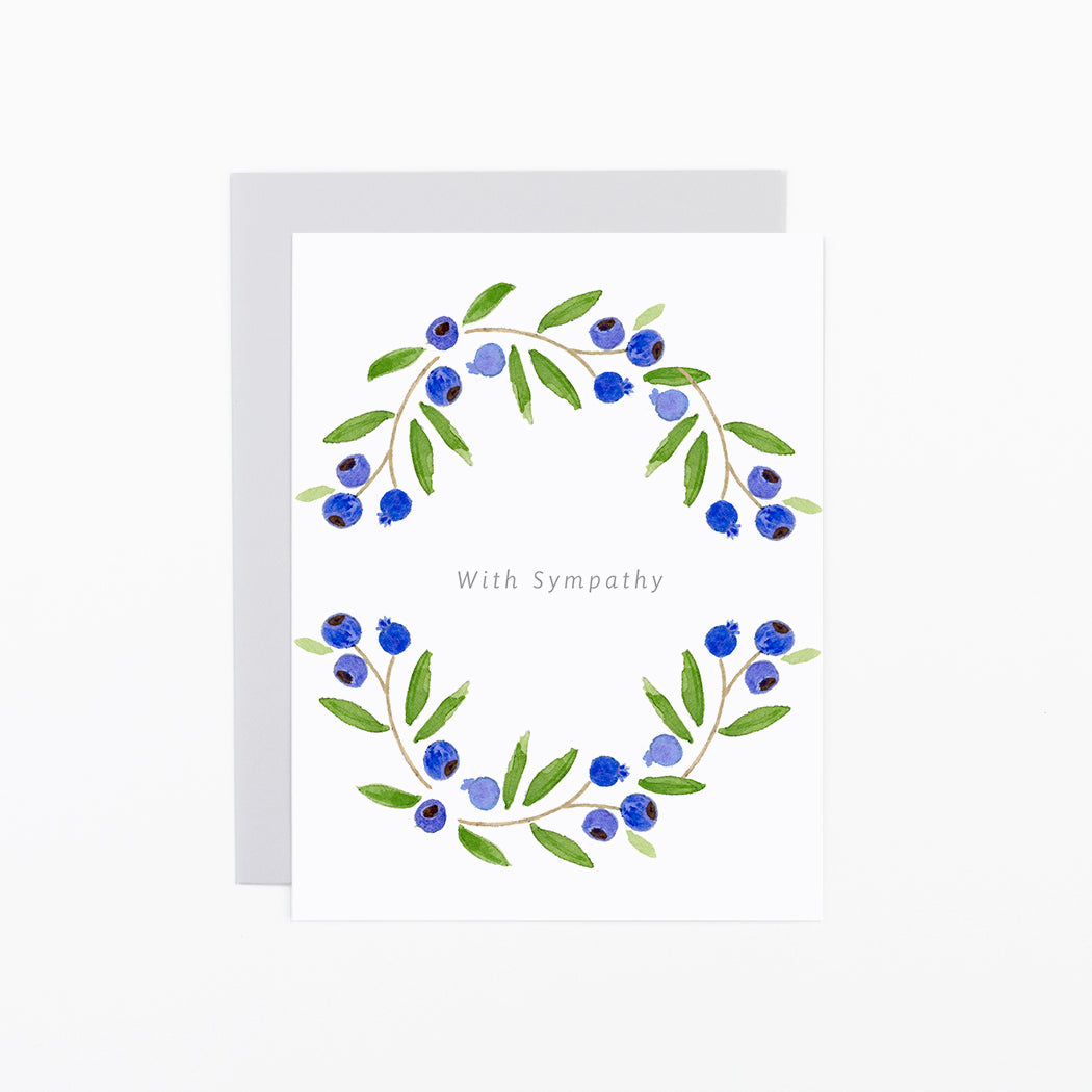Blueberry Sympathy Wreath