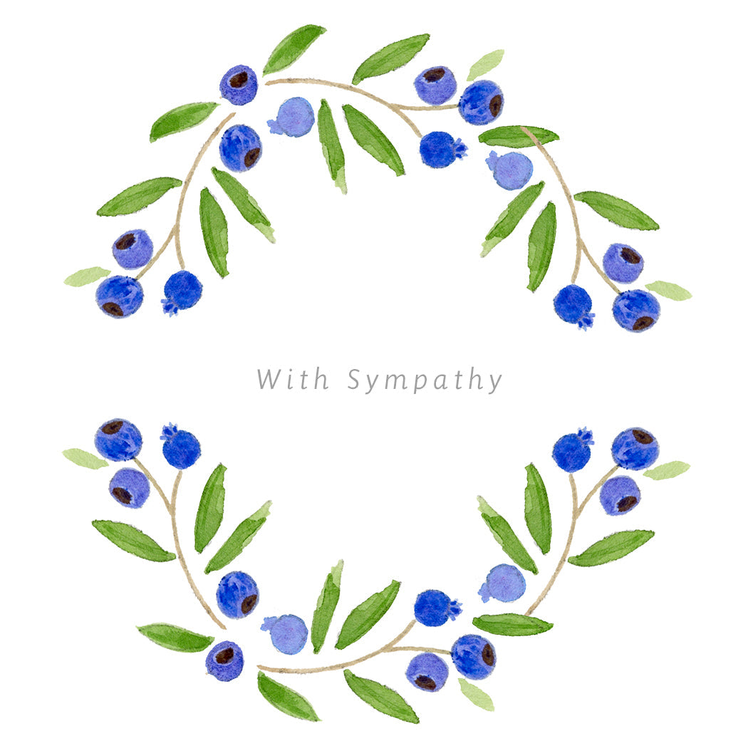 Blueberry Sympathy Wreath