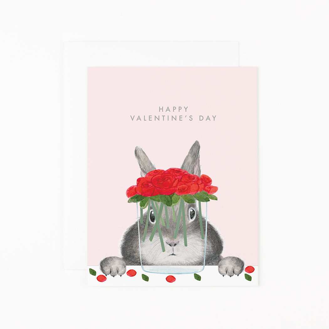 Bunny with Roses
