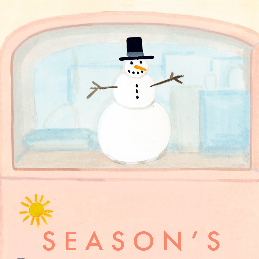Refrigerator Snowman