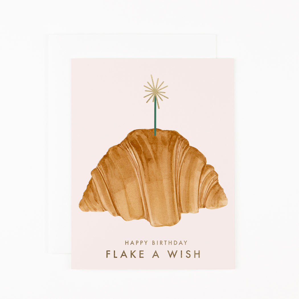 Flake a Wish *gold foil