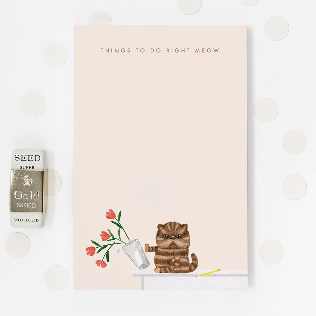 Right Meow Notepad 