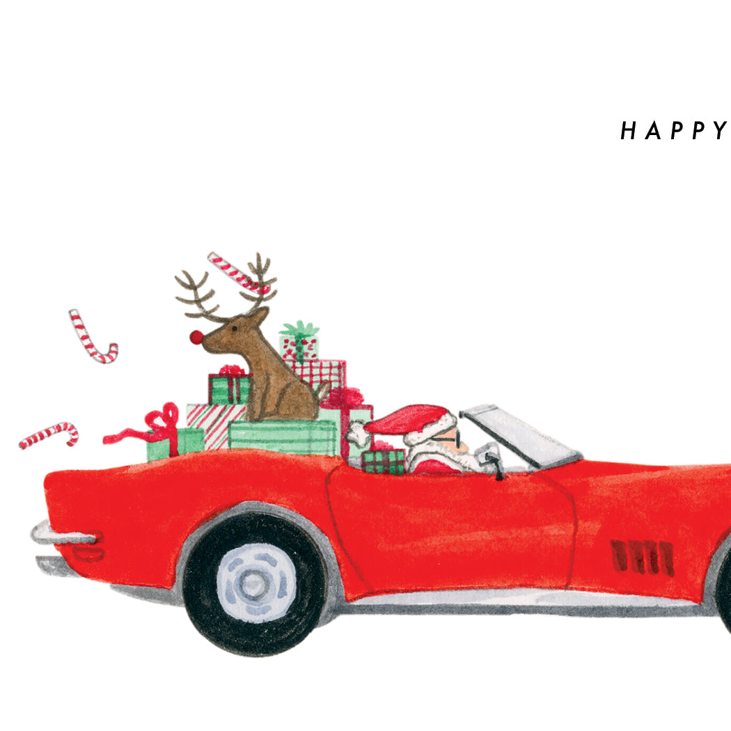 Santa Corvette  