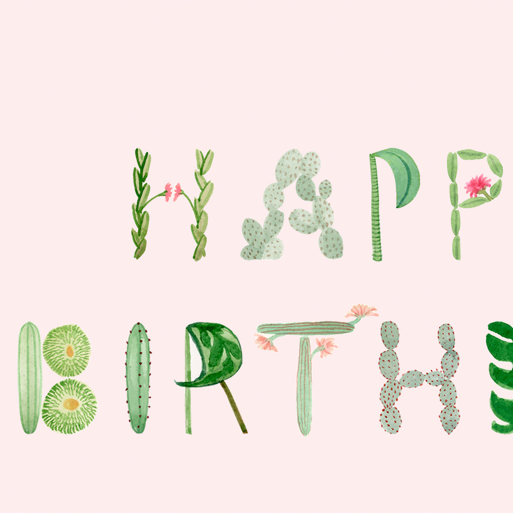 Cactus and Succulent Letters  